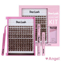 Lash Cluster Extension Kit DIY (Angel) (Brown)